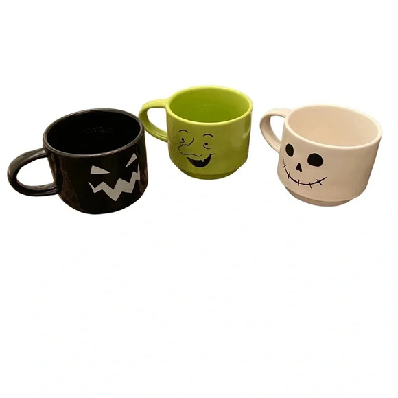 Rae Dunn Halloween Edition Mugs Set Of 3 - Picture 3 of 5